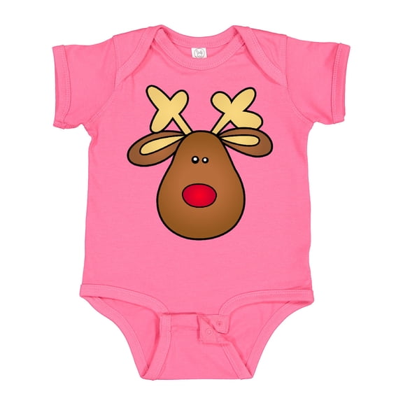 Inktastic Rudolph the Red Nose Reindeer Boys or Girls Baby Bodysuit