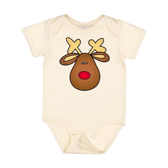 Inktastic Rudolph the Red Nose Reindeer Boys or Girls Baby Bodysuit