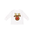 thumbnail image 1 of Inktastic Rudolph the Red Nose Reindeer Boys or Girls Long Sleeve Toddler T-Shirt, 1 of 5
