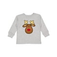thumbnail image 1 of Inktastic Rudolph the Red Nose Reindeer Boys or Girls Long Sleeve Toddler T-Shirt, 1 of 5