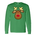 thumbnail image 1 of Inktastic Rudolph the Red Nose Reindeer Long Sleeve T-Shirt, 1 of 5