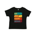 thumbnail image 1 of Inktastic Rugby Player Eat Sleep Rugby Repeat Boys or Girls Baby T-Shirt, 1 of 5