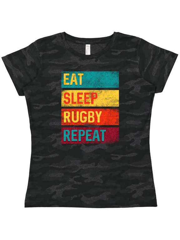 Rugby Player Eat Sleep Rugby Repeat Women's T-Shirt