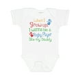 thumbnail image 1 of Inktastic Rugby Player Like Daddy Boys or Girls Baby Bodysuit, 1 of 5