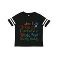 thumbnail image 1 of Inktastic Rugby Player Like Daddy Boys or Girls Toddler T-Shirt, 1 of 5