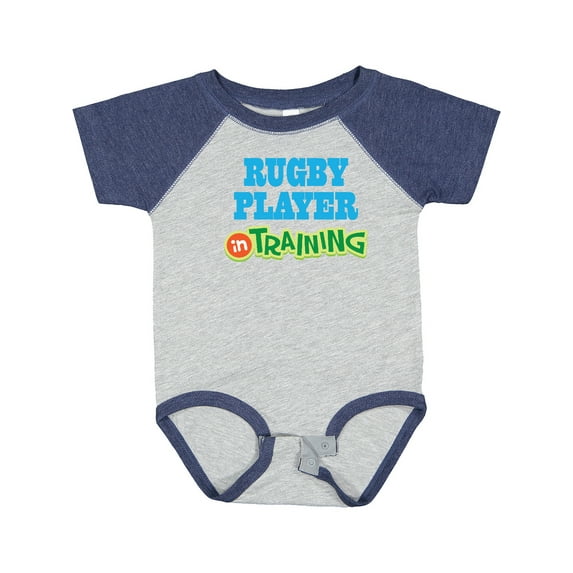 Inktastic Rugby Player in Training Boys or Girls Baby Bodysuit