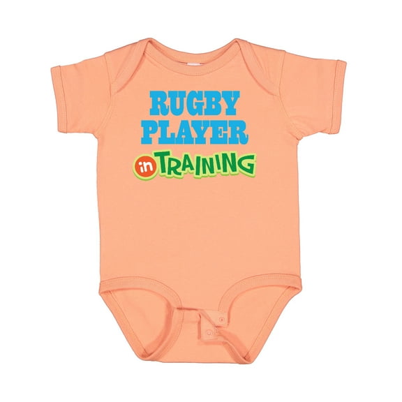 Inktastic Rugby Player in Training Boys or Girls Baby Bodysuit