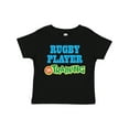 thumbnail image 1 of Inktastic Rugby Player in Training Boys or Girls Toddler T-Shirt, 1 of 5