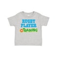 thumbnail image 1 of Inktastic Rugby Player in Training Boys or Girls Toddler T-Shirt, 1 of 5