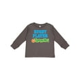 thumbnail image 1 of Inktastic Rugby Player in training Boys or Girls Long Sleeve Toddler T-Shirt, 1 of 5