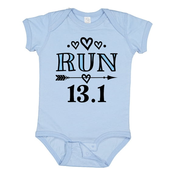 Inktastic Running Half Marathon Run Girls Baby Bodysuit