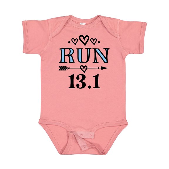 Inktastic Running Half Marathon Run Girls Baby Bodysuit