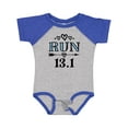 thumbnail image 1 of Inktastic Running Half Marathon Run Girls Baby Bodysuit, 1 of 5