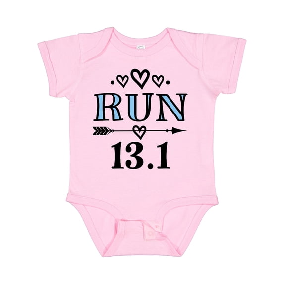 Inktastic Running Half Marathon Run Girls Baby Bodysuit