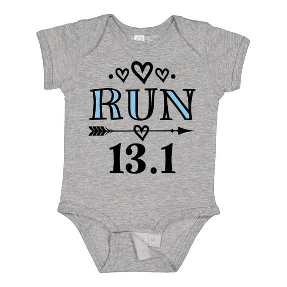 Inktastic Running Half Marathon Run Girls Baby Bodysuit