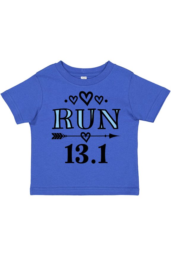 Running Half Marathon Run Girls Toddler T-Shirt