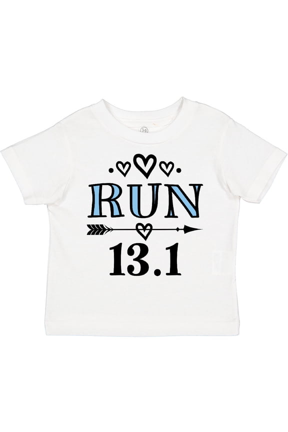 Running Half Marathon Run Girls Toddler T-Shirt