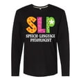 thumbnail image 1 of Inktastic SLP Speech Language Pathologist Long Sleeve T-Shirt, 1 of 5