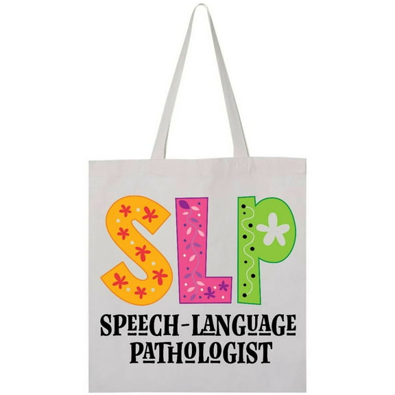 Inktastic Slp Speech Language Pathologist Tote Bag