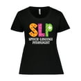 thumbnail image 1 of Inktastic SLP Speech Language Pathologist Women's Plus Size T-Shirt, 1 of 5