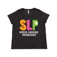 thumbnail image 1 of Inktastic SLP Speech Language Pathologist Women's Plus Size T-Shirt, 1 of 5