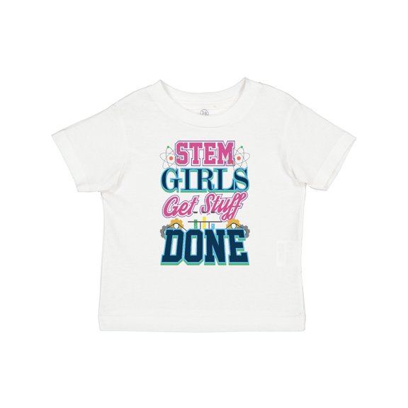 Inktastic Stem Science Technology Engineering Math Girl Girls Toddler T-Shirt