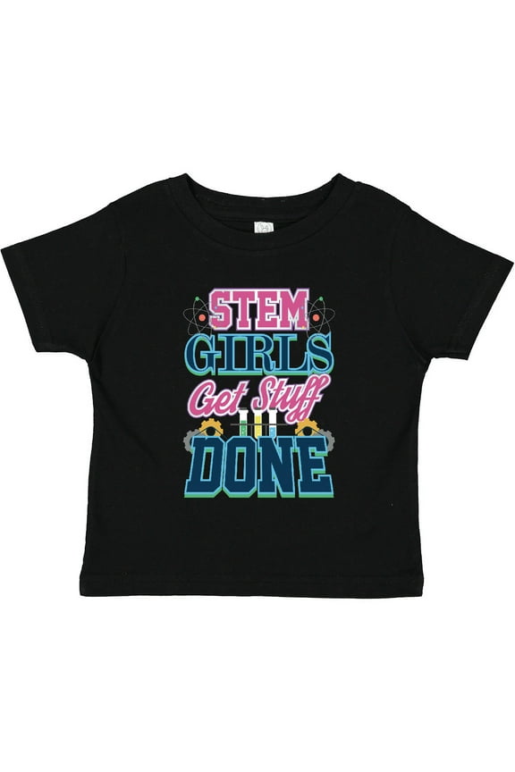 Stem Science Technology Engineering Math Girl Girls Toddler T-Shirt
