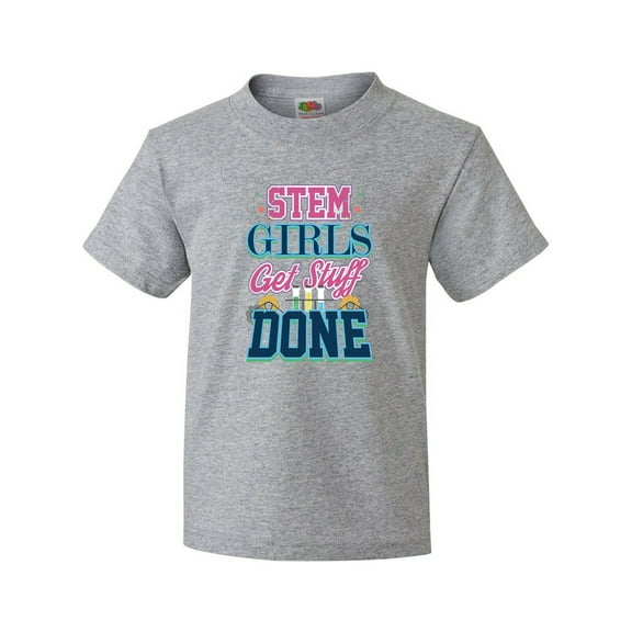 Inktastic STEM Science Technology Engineering Math Girl Youth T-Shirt
