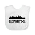 thumbnail image 1 of Inktastic Sacramento California City Skyline Boys or Girls Baby Bib, 1 of 4