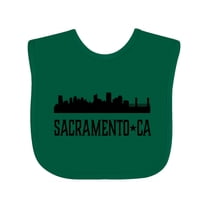 Inktastic Sacramento California City Skyline Boys or Girls Baby Bib