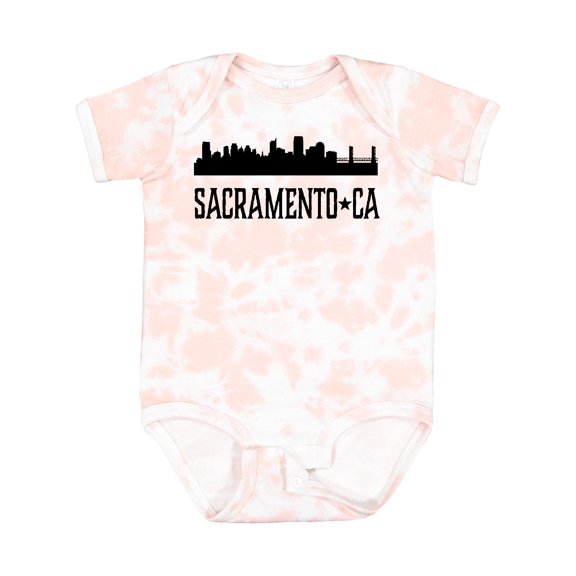 Inktastic Sacramento California City Skyline Boys or Girls Baby Bodysuit