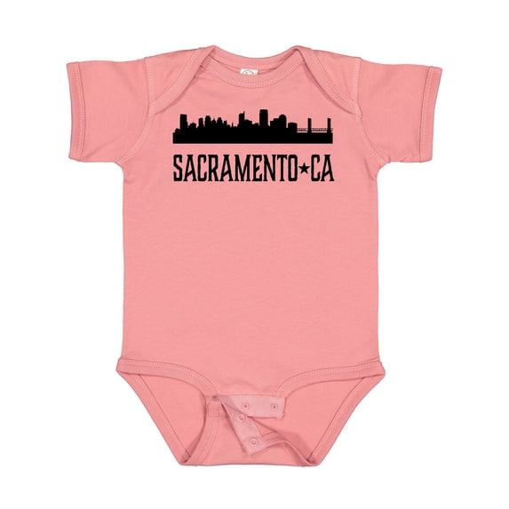 Inktastic Sacramento California City Skyline Boys or Girls Baby Bodysuit