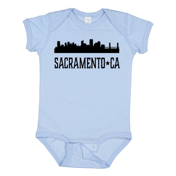 Inktastic Sacramento California City Skyline Boys or Girls Baby Bodysuit