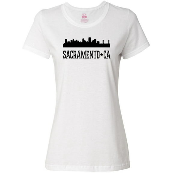 Inktastic Sacramento California City Skyline Women's T-Shirt