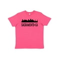 thumbnail image 1 of Inktastic Sacramento California City Skyline Youth T-Shirt, 1 of 5