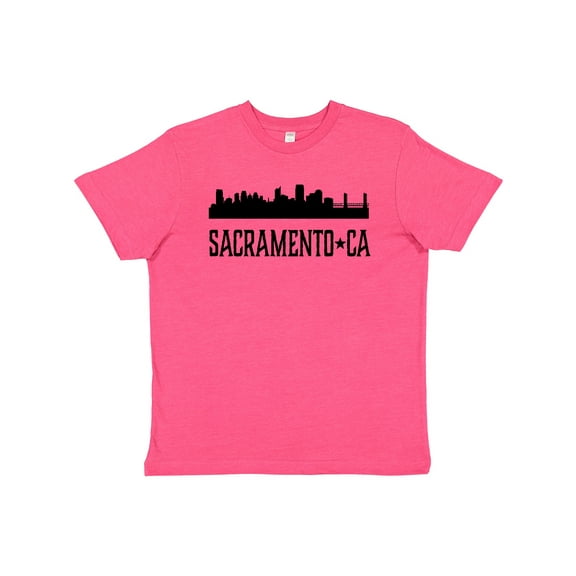 Inktastic Sacramento California City Skyline Youth T-Shirt