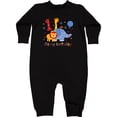 thumbnail image 1 of Inktastic Safari 1st Birthday Baby Fleece Romper, 1 of 4