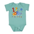 thumbnail image 1 of Inktastic Safari 1st Birthday Boys or Girls Baby Bodysuit, 1 of 5