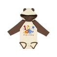 thumbnail image 1 of Inktastic Safari 1st Birthday Boys or Girls Long Sleeve Baby Bodysuit, 1 of 5
