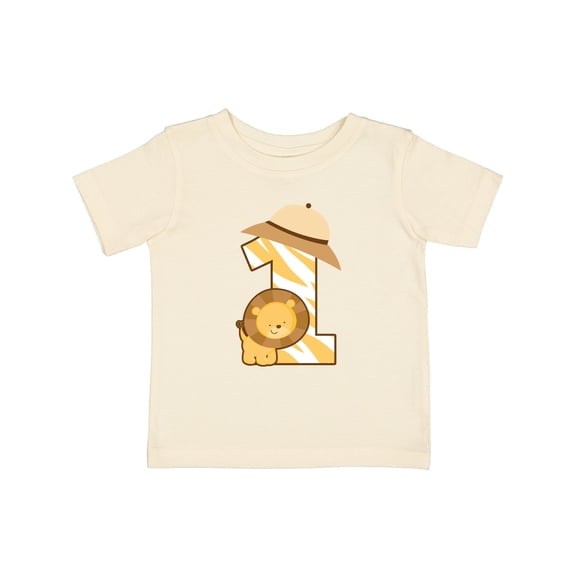 Inktastic Safari 1st Birthday Jungle Animal 1 Year Old Boys or Girls Baby T-Shirt