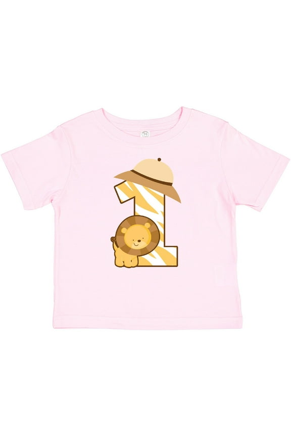 Safari 1st Birthday Jungle Animal 1 Year Old Boys or Girls Baby T-Shirt