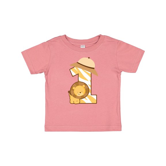 Inktastic Safari 1st Birthday Jungle Animal 1 Year Old Boys or Girls Baby T-Shirt
