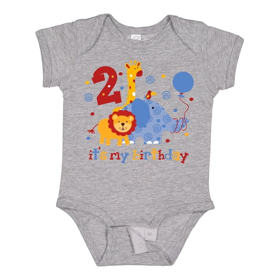 Inktastic Safari 2nd Birthday Boys or Girls Baby Bodysuit