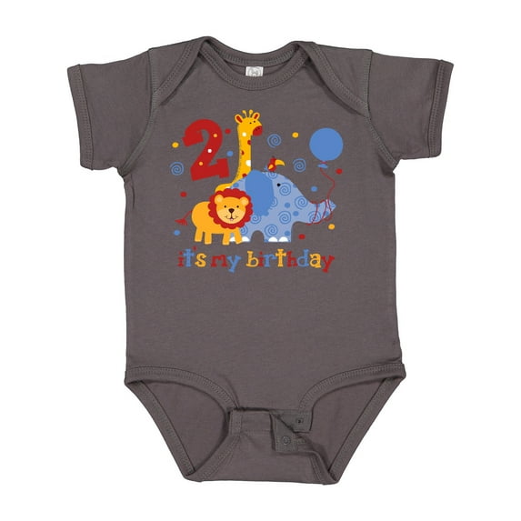 Inktastic Safari 2nd Birthday Boys or Girls Baby Bodysuit