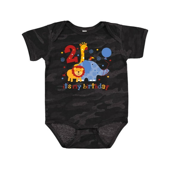 Inktastic Safari 2nd Birthday Boys or Girls Baby Bodysuit