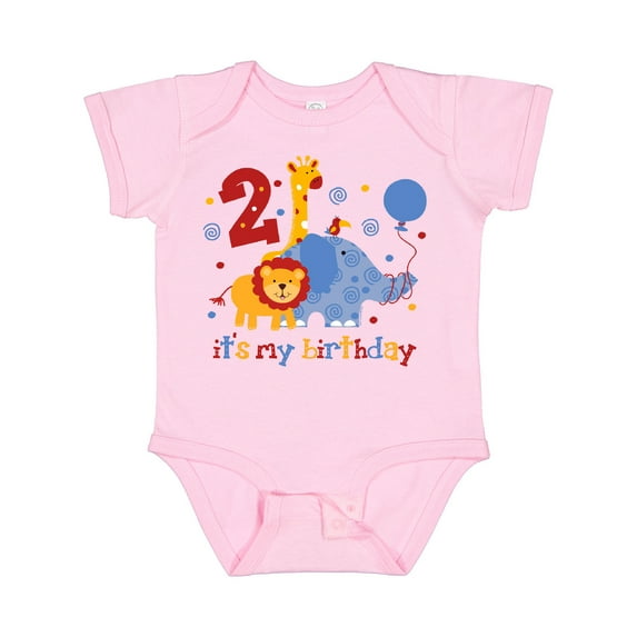 Inktastic Safari 2nd Birthday Boys or Girls Baby Bodysuit