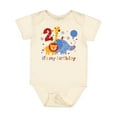 thumbnail image 1 of Inktastic Safari 2nd Birthday Boys or Girls Baby Bodysuit, 1 of 5