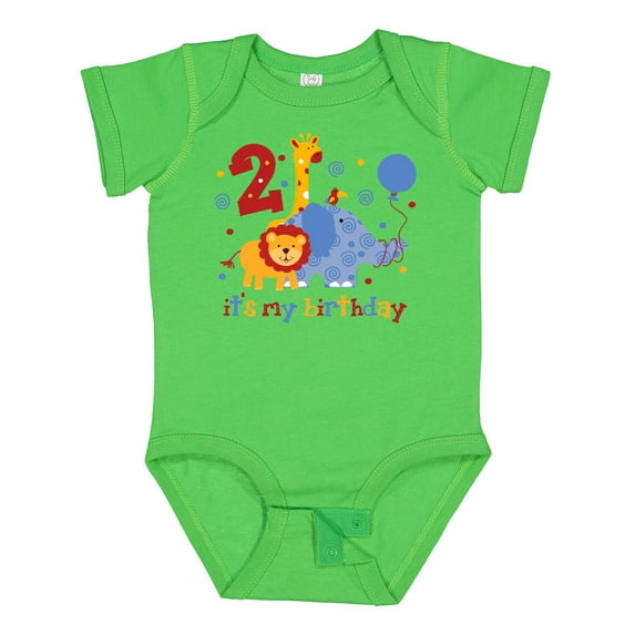 Inktastic Safari 2nd Birthday Boys or Girls Baby Bodysuit