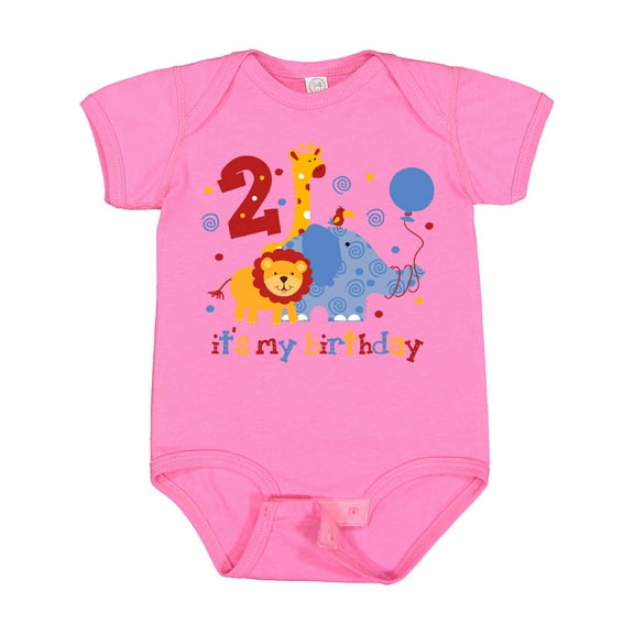 Inktastic Safari 2nd Birthday Boys or Girls Baby Bodysuit