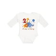 thumbnail image 1 of Inktastic Safari 2nd Birthday Boys or Girls Long Sleeve Baby Bodysuit, 1 of 5